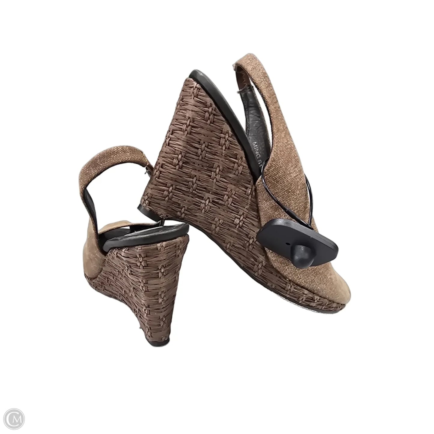 Sandals Heels Wedge By Donald Pliner In Brown, Size: 6.5