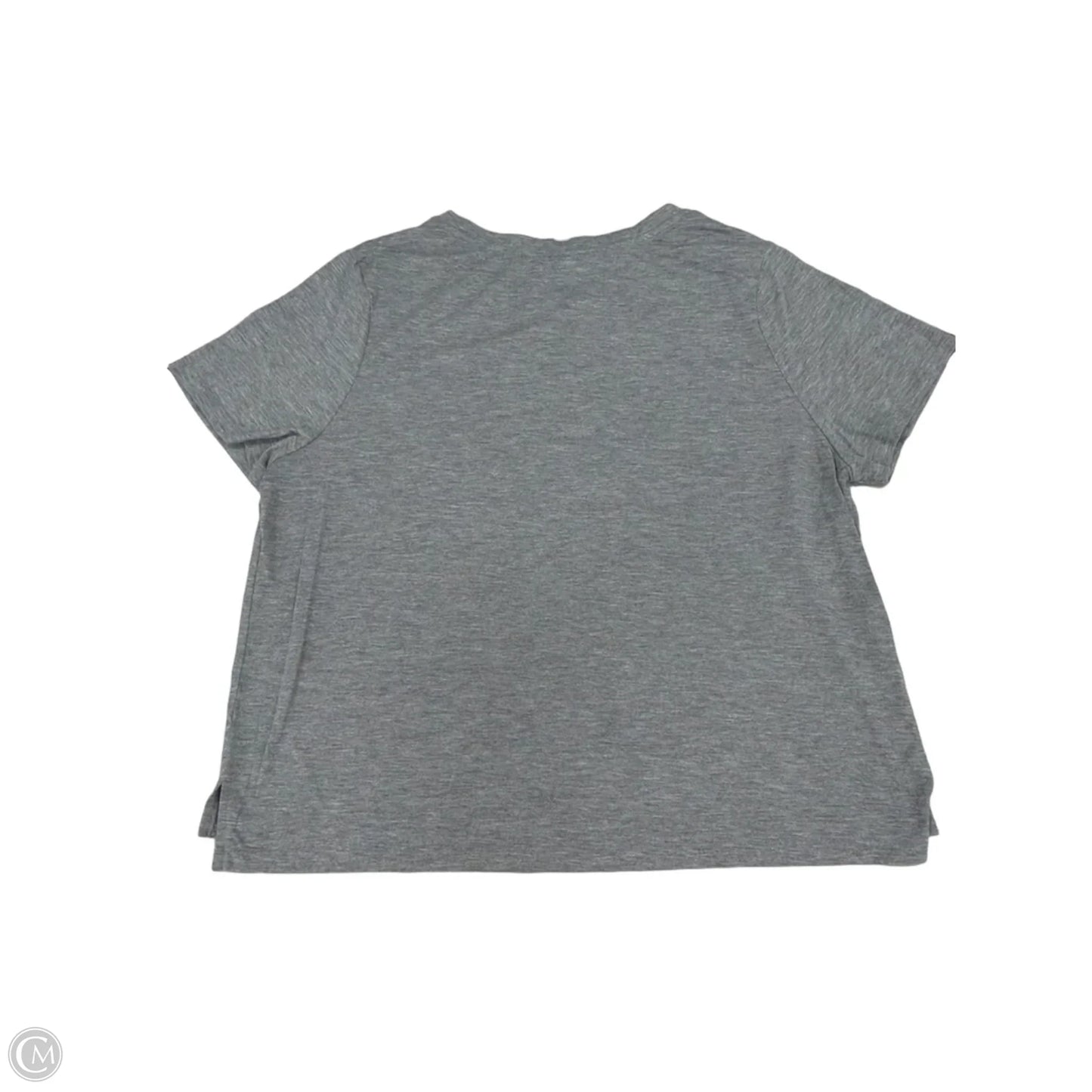 Top Short Sleeve Basic By Stars Above In Grey, Size: Xxl