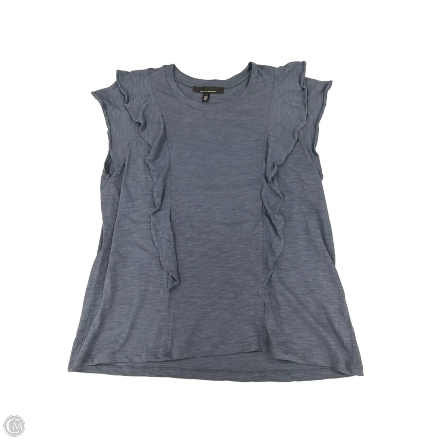 Top Short Sleeve By White House Black Market In Blue, Size: Xl