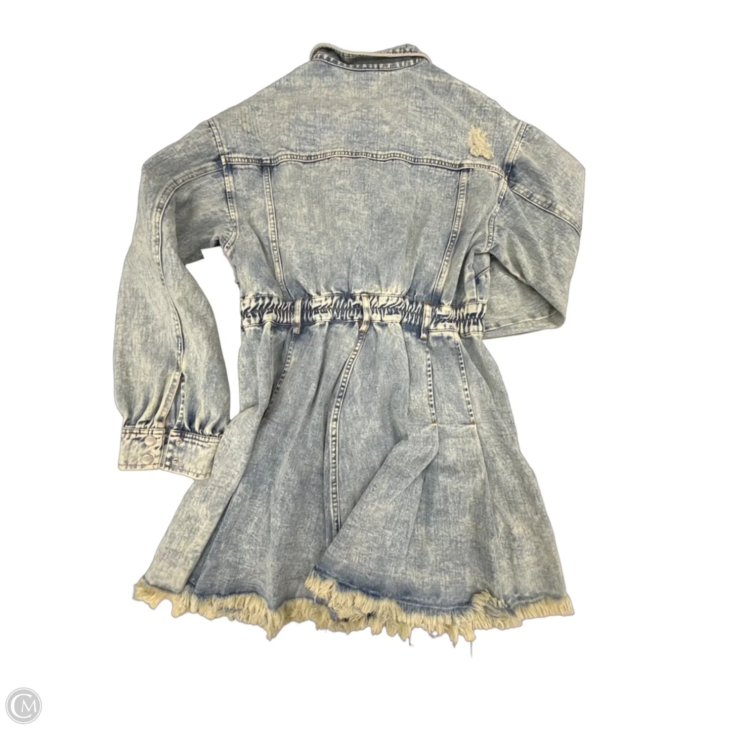 Dress Casual Short By Cmc In Blue Denim, Size: L