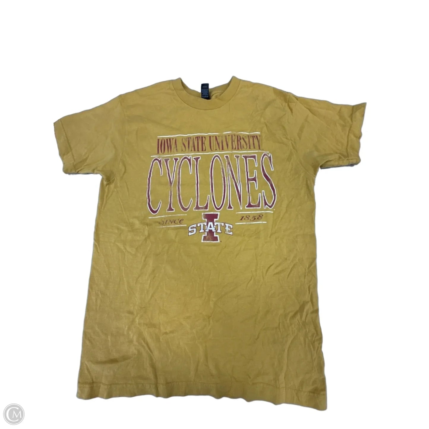Top Short Sleeve Basic By Tultex In Yellow, Size: M