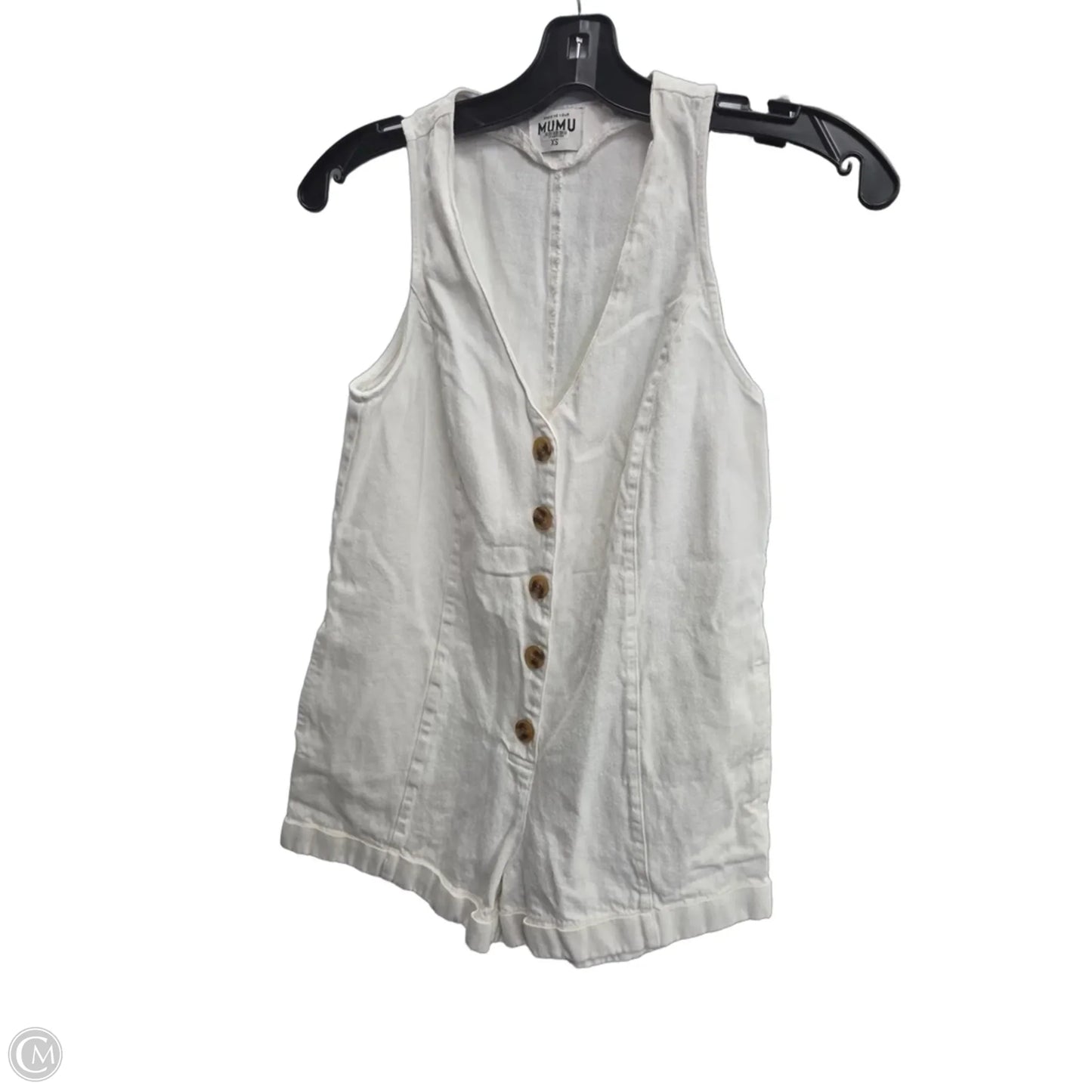 Dress Casual Short By Mumu In White, Size: Xs