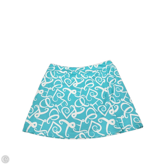 Skort By Lulu B In Aqua, Size: 1x