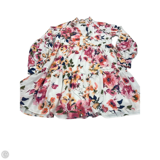 Dress Casual Short By Sam And Jess In Floral Print, Size: Xs