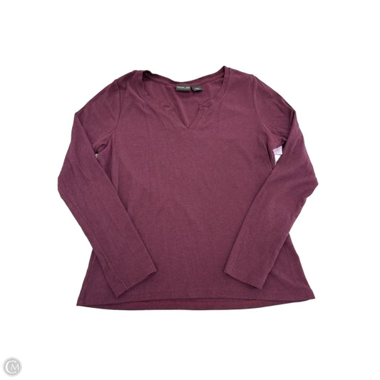 Top Long Sleeve By Rachel Zoe In Purple, Size: M