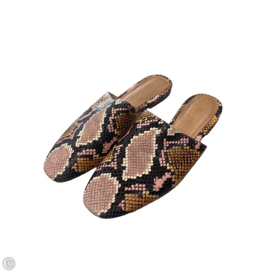 Shoes Flats By Madewell In Snakeskin Print, Size: 7.5