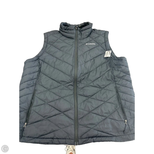 Vest Puffer & Quilted By Columbia In Black, Size: 2x