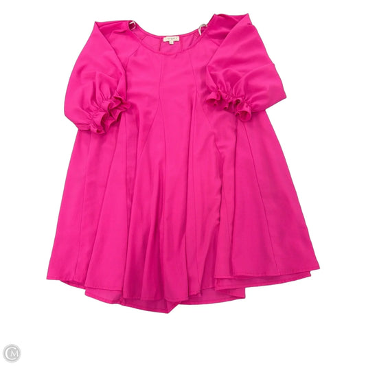Dress Casual Short By Umgee In Pink, Size: Xl