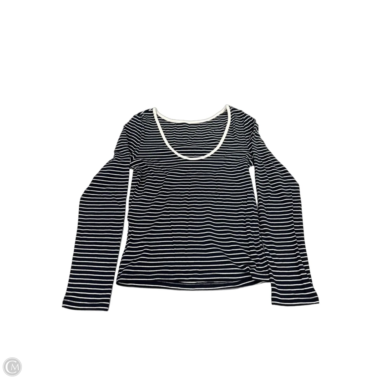 Top Long Sleeve By Universal Thread In Striped Pattern, Size: L