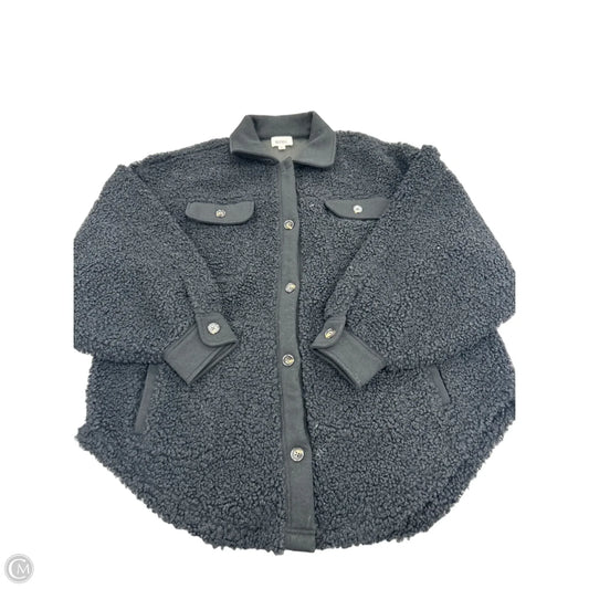 Jacket Fleece By Bibi In Black, Size: S