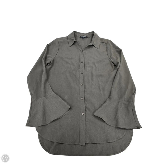 Top Long Sleeve By Relativity In Green, Size: S
