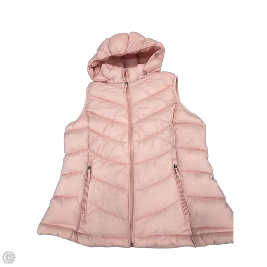 Vest Puffer & Quilted By Charter Club In Pink, Size: Xl