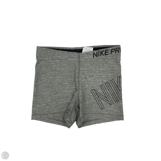Athletic Shorts By Nike In Grey, Size: M
