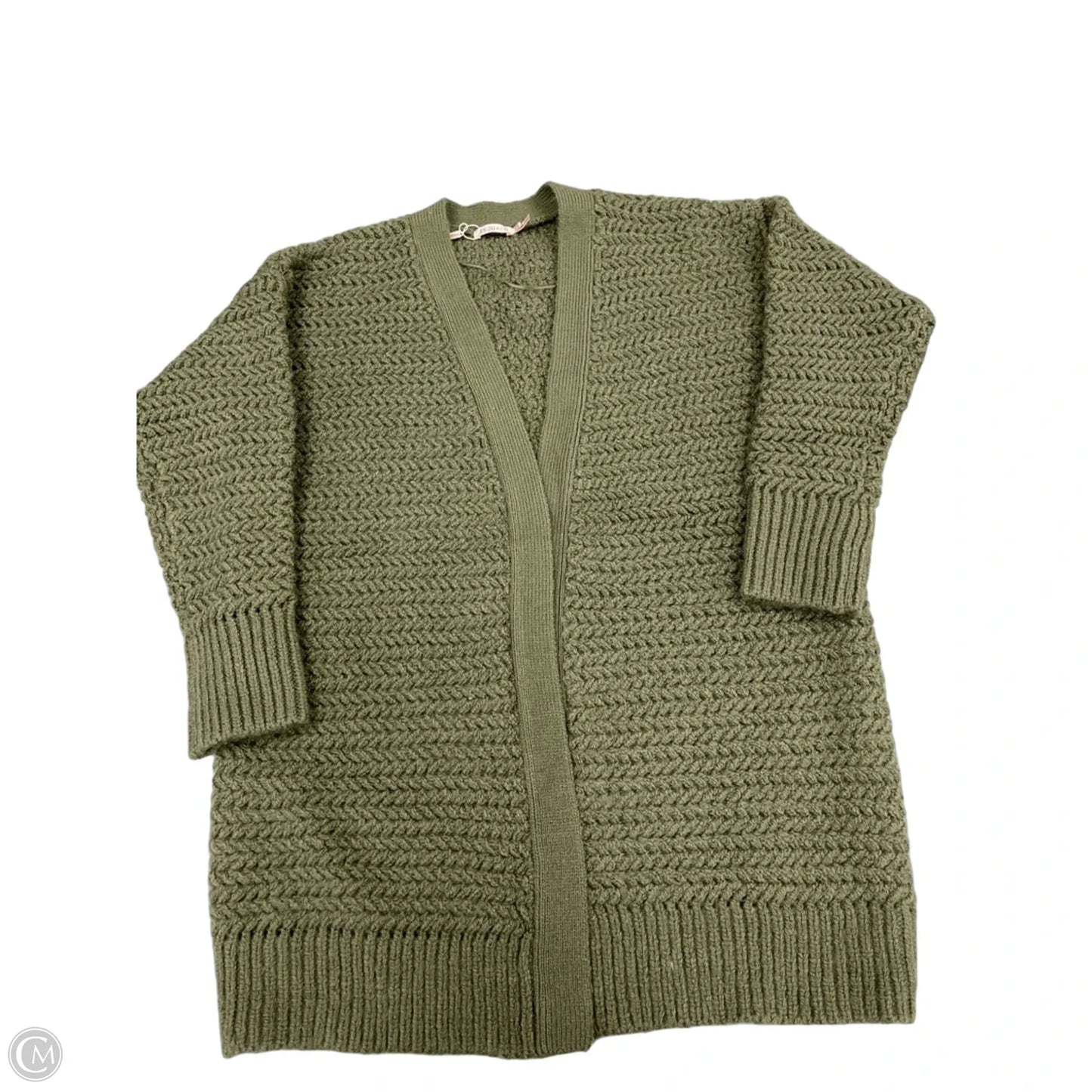 Sweater Cardigan By Cme In Green, Size: M