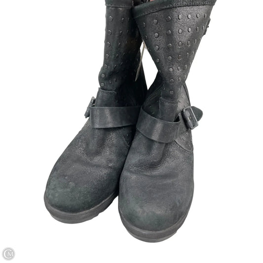 Boots Mid-calf Flats By Sorel In Black, Size: 7.5