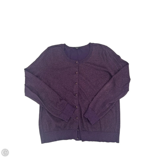 Top Long Sleeve By Talbots In Purple, Size: Xl