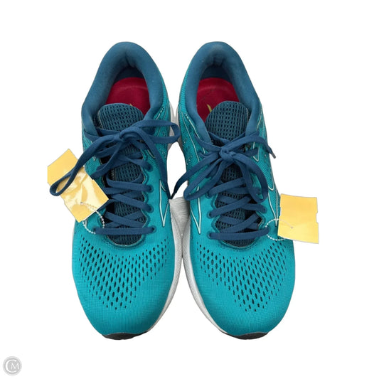 Shoes Athletic By Mizuno In Teal, Size: 10.5