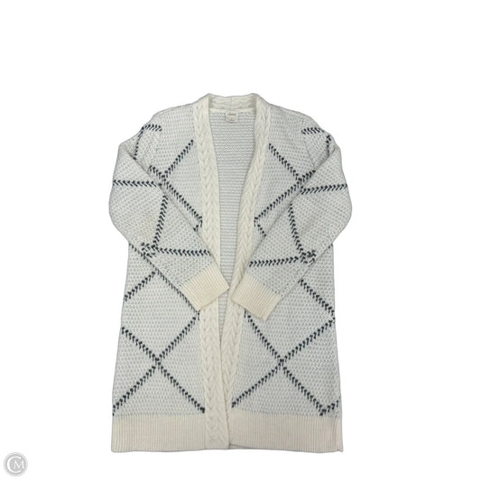 Sweater Cardigan By Soma In White, Size: S