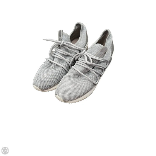 Shoes Athletic By J Slides In Silver, Size: 9