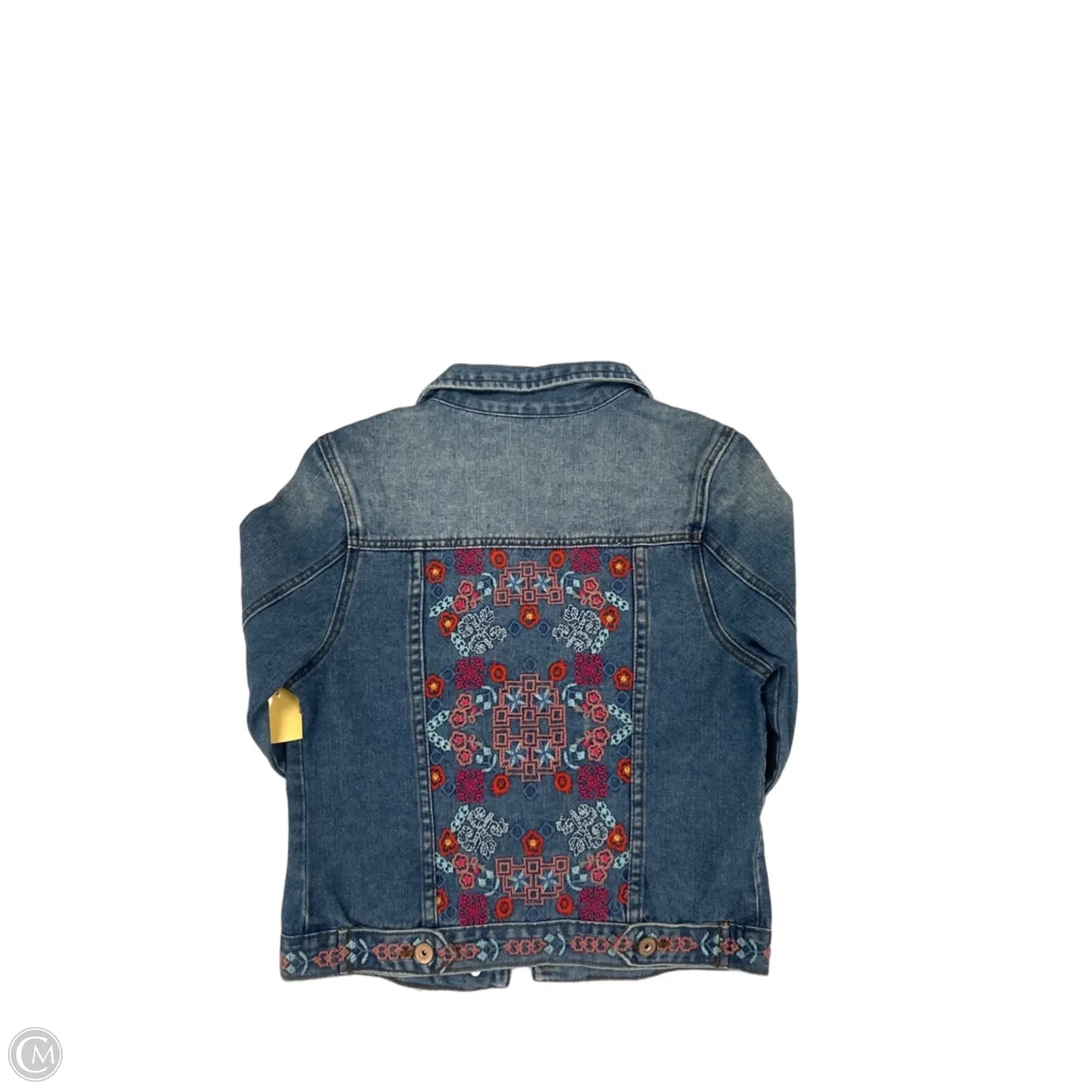 Jacket Denim By Paparazzi In Blue Denim, Size: S