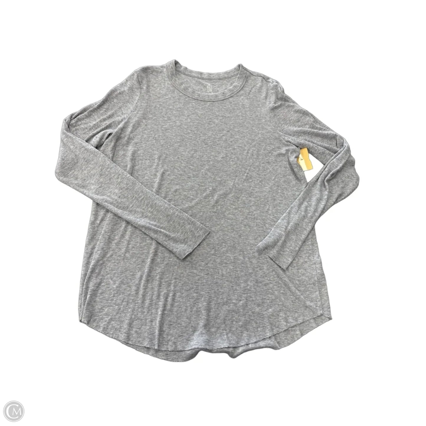 Top Long Sleeve By Aerie In Grey, Size: L
