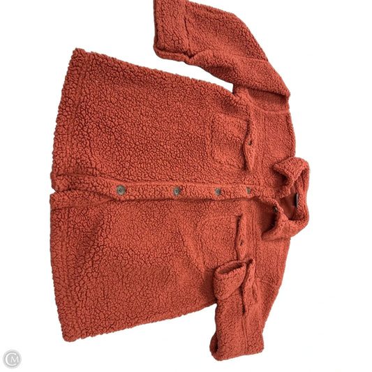 Jacket Faux Fur & Sherpa By 32 Degrees In Red, Size: Xs