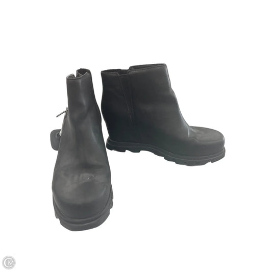 Boots Ankle Heels By Sorel In Black, Size: 8.5