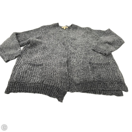 Sweater Cardigan By Seven 7 In Teal, Size: L