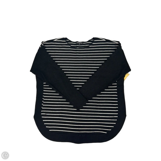 Top Long Sleeve By Charlie B In Black & White, Size: Xl