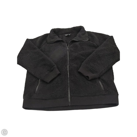Jacket Faux Fur & Sherpa By Athleta In Black, Size: Xl