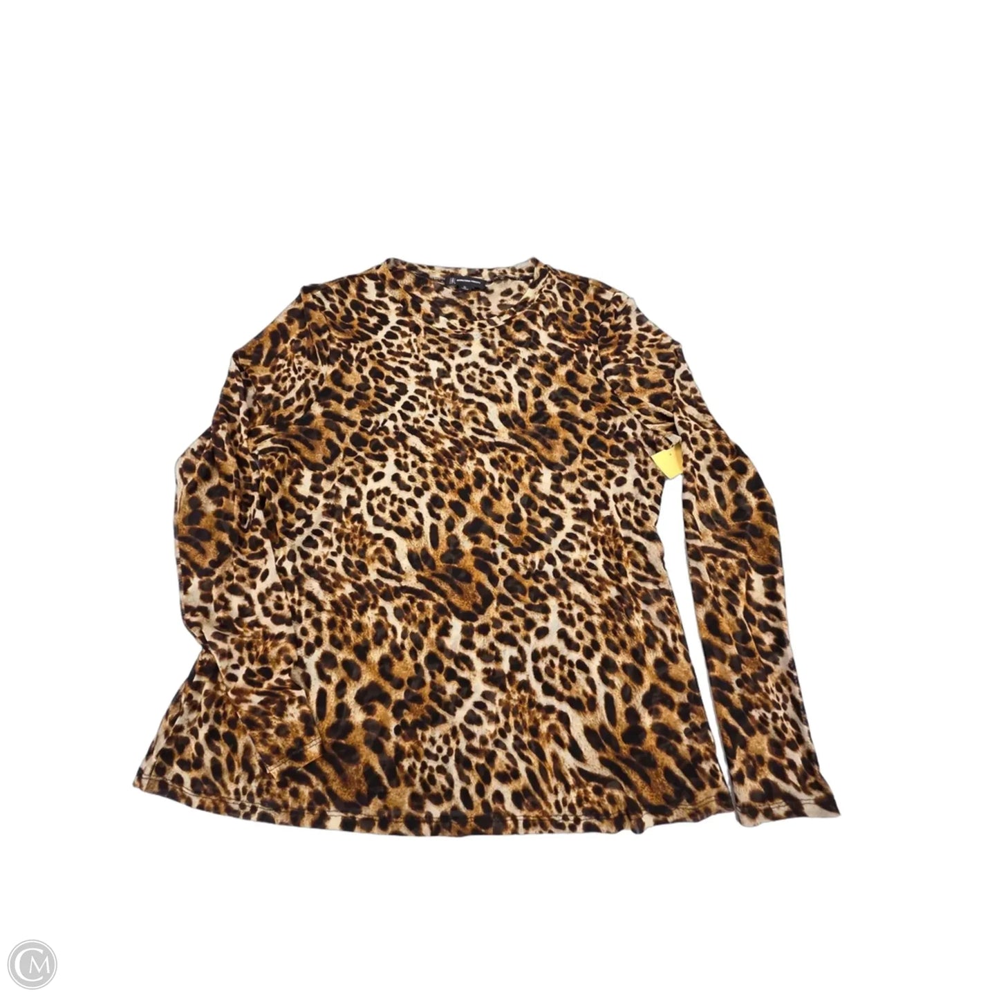Top Long Sleeve By Inc In Animal Print, Size: Xl