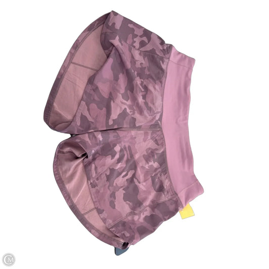 Athletic Shorts By Lululemon In Pink, Size: 6