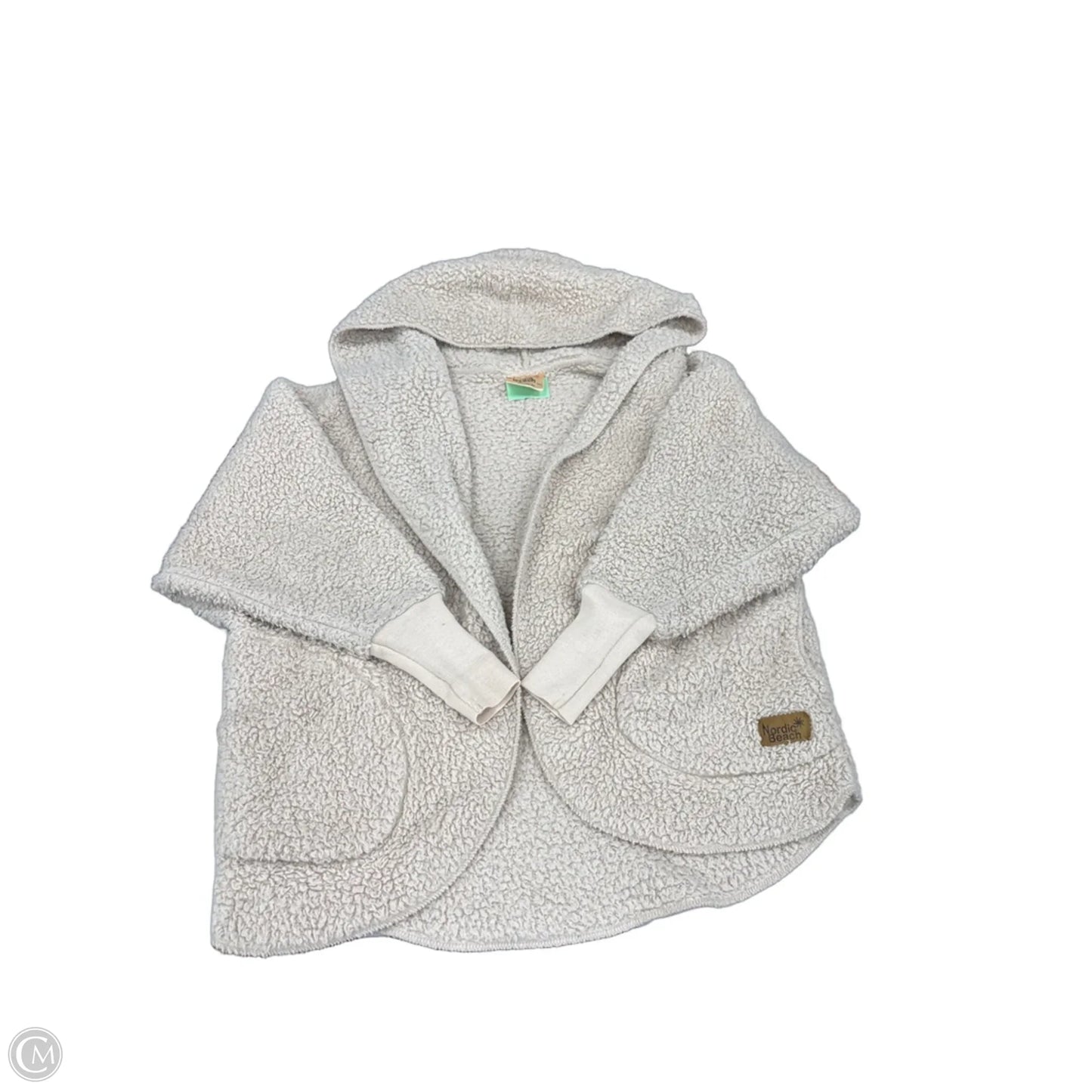 Jacket Faux Fur & Sherpa By Cmb In Cream, Size: Osfa