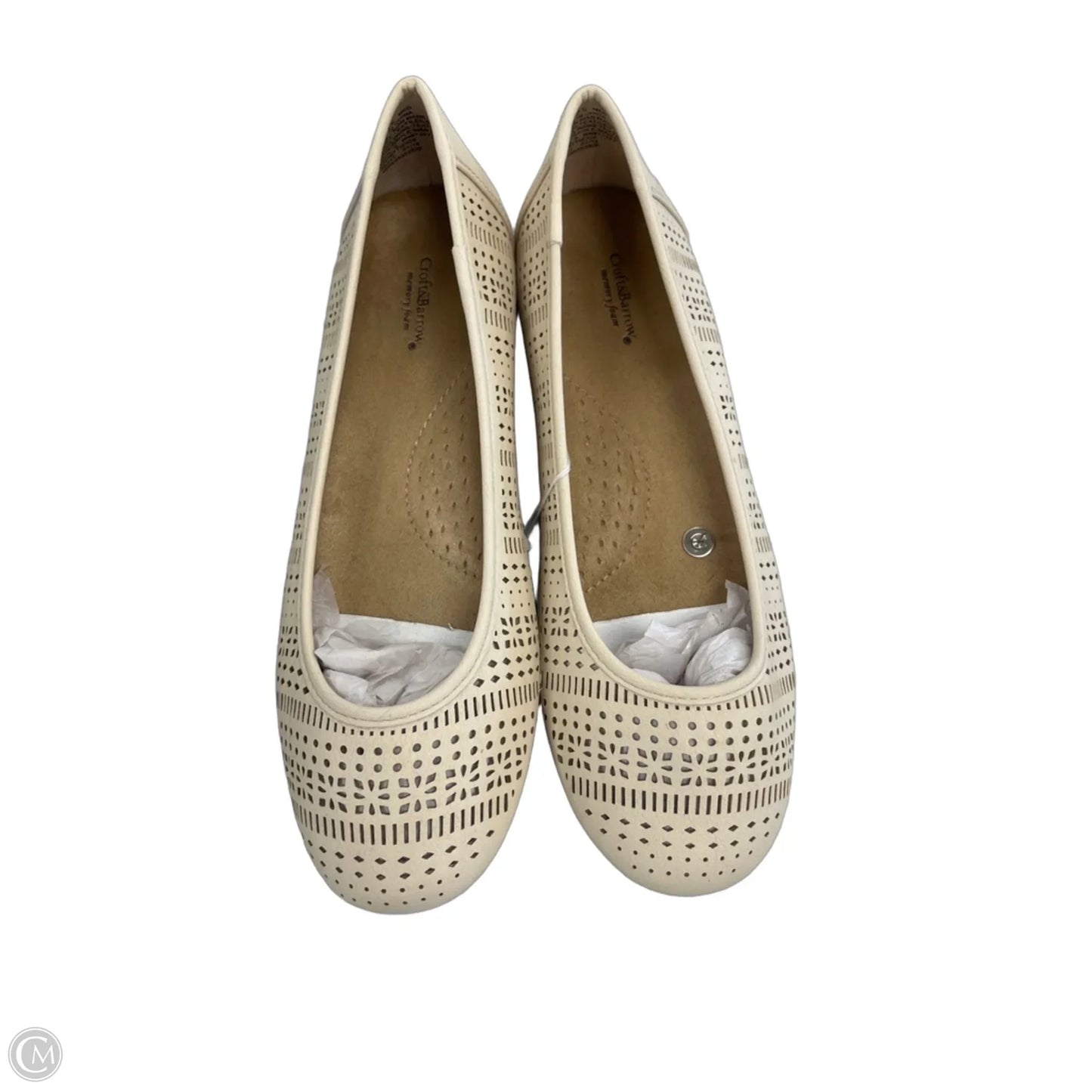 Shoes Flats By Croft And Barrow In Cream, Size: 7.5