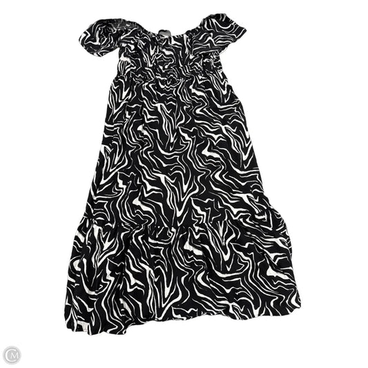 Dress Casual Maxi By Nine West In Black & White, Size: Xxl