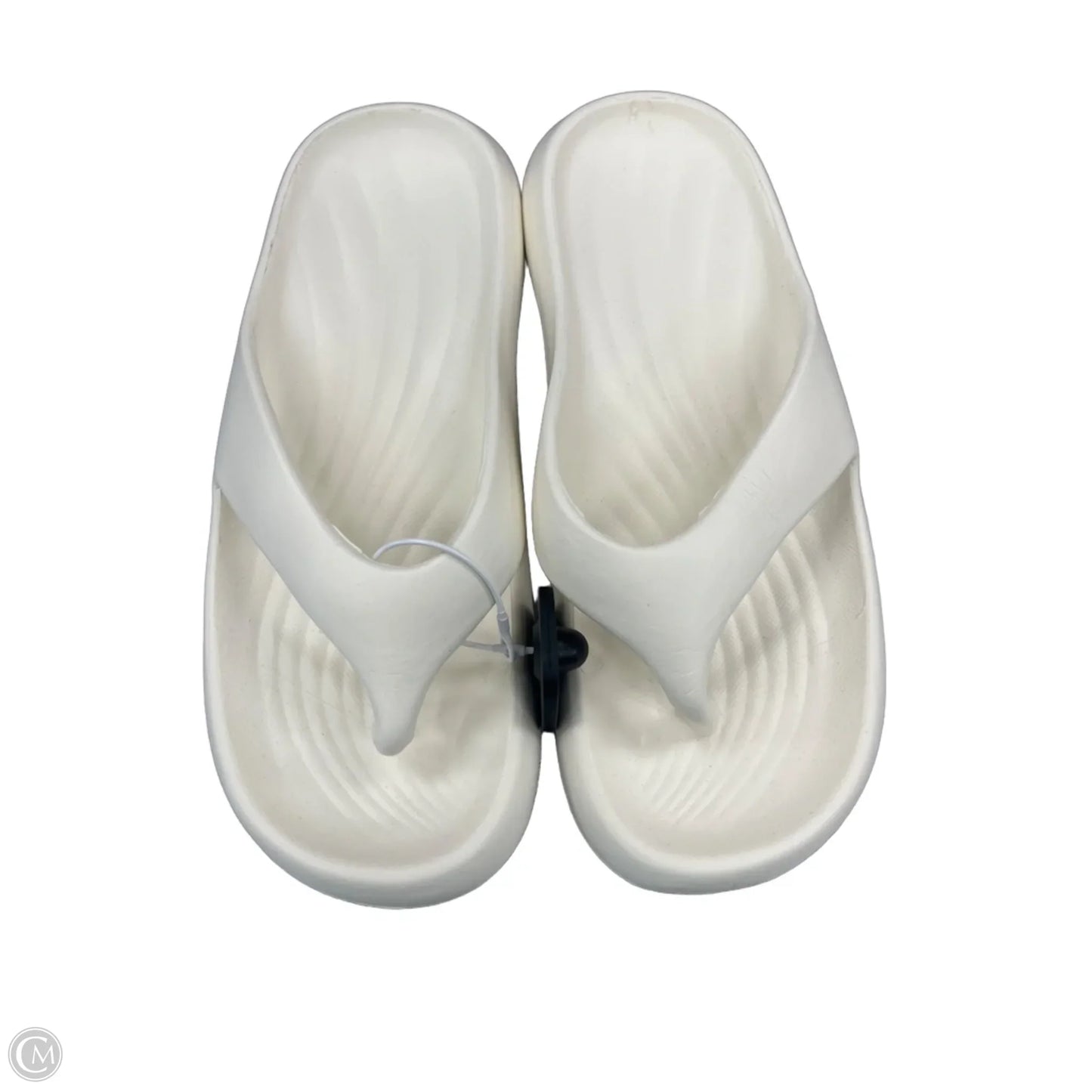 Sandals Flip Flops By Cme In White, Size: 11
