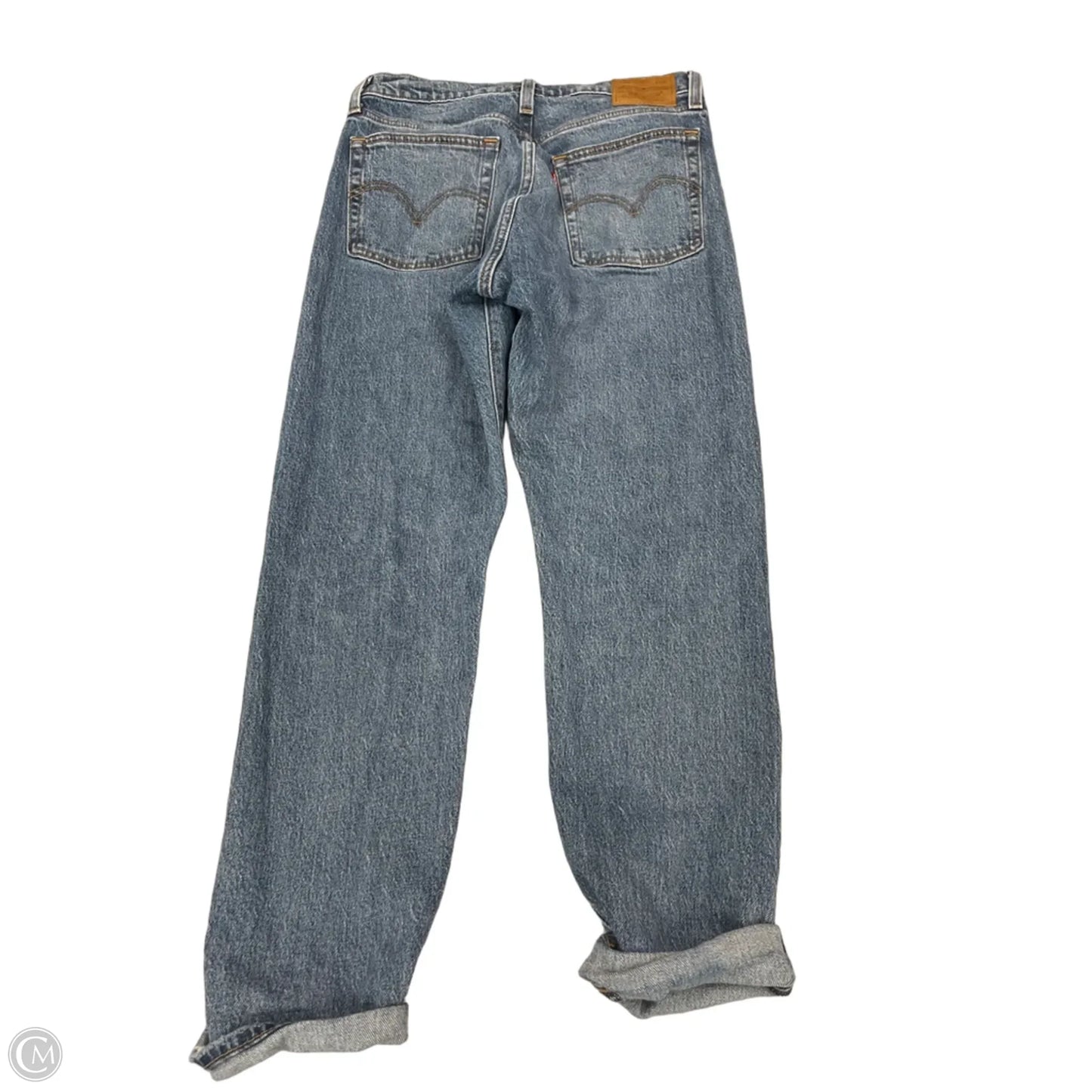 Jeans Straight By Levis In Blue Denim, Size: 6