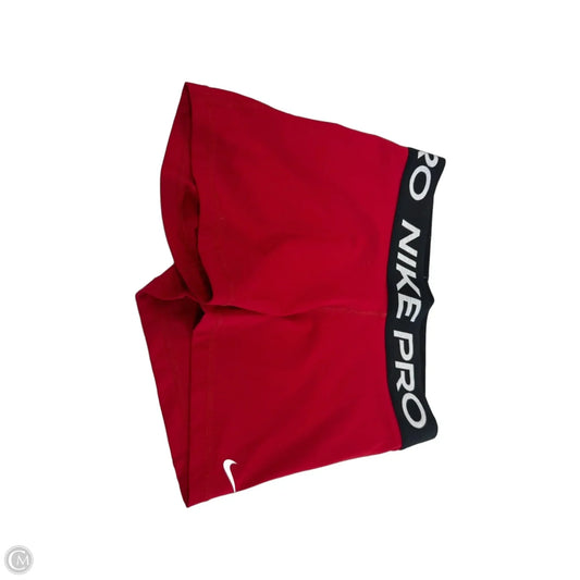 Athletic Shorts By Nike In Red, Size: M