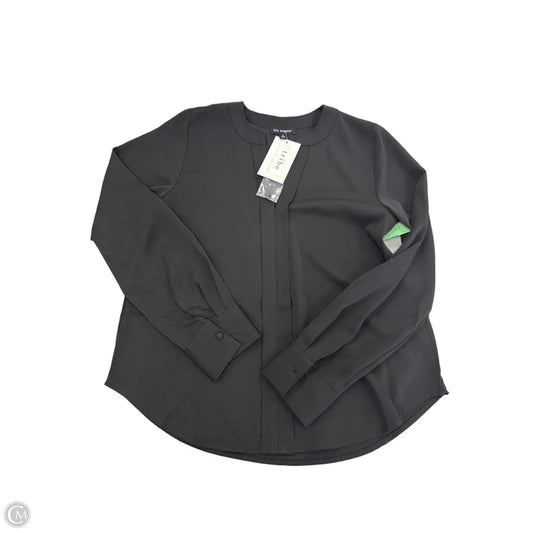 Top Long Sleeve By Blu Pepper In Black, Size: S