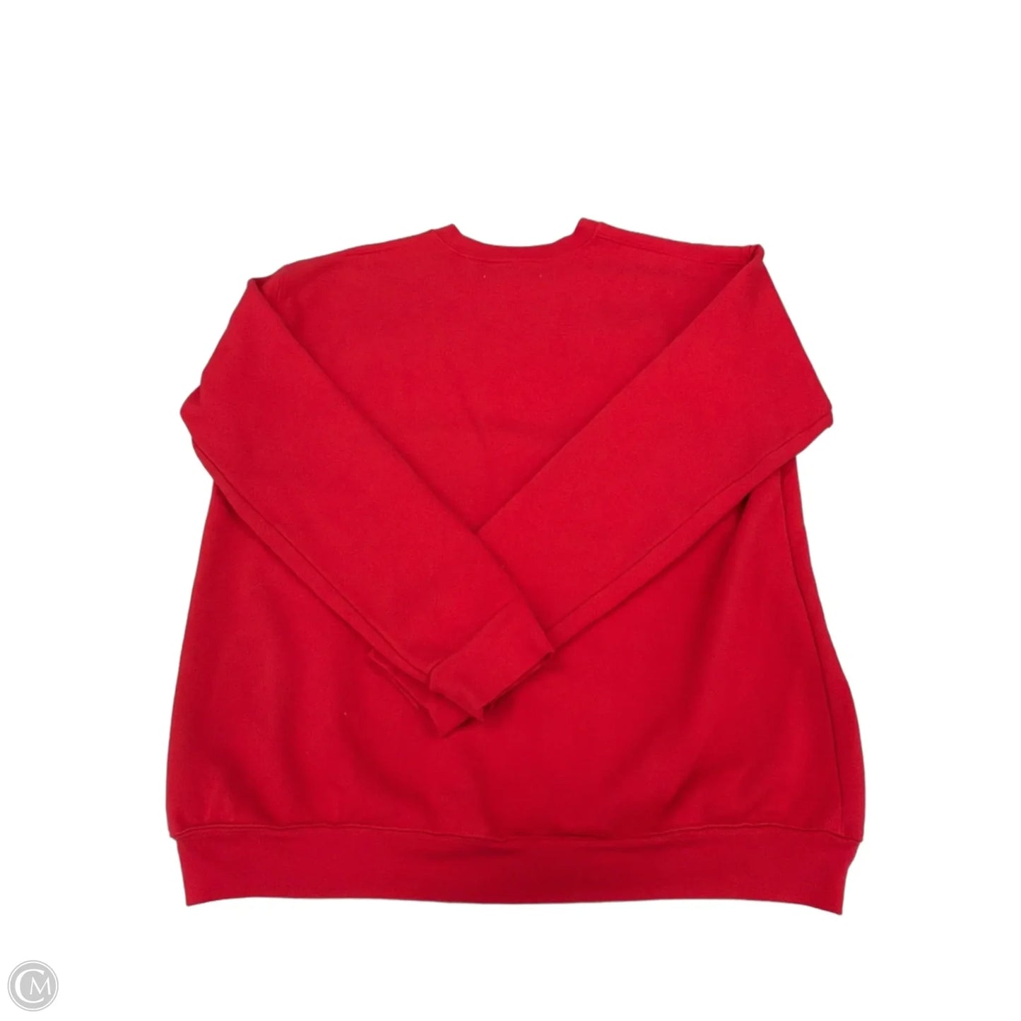 Sweatshirt Crewneck By Cme In Red, Size: L