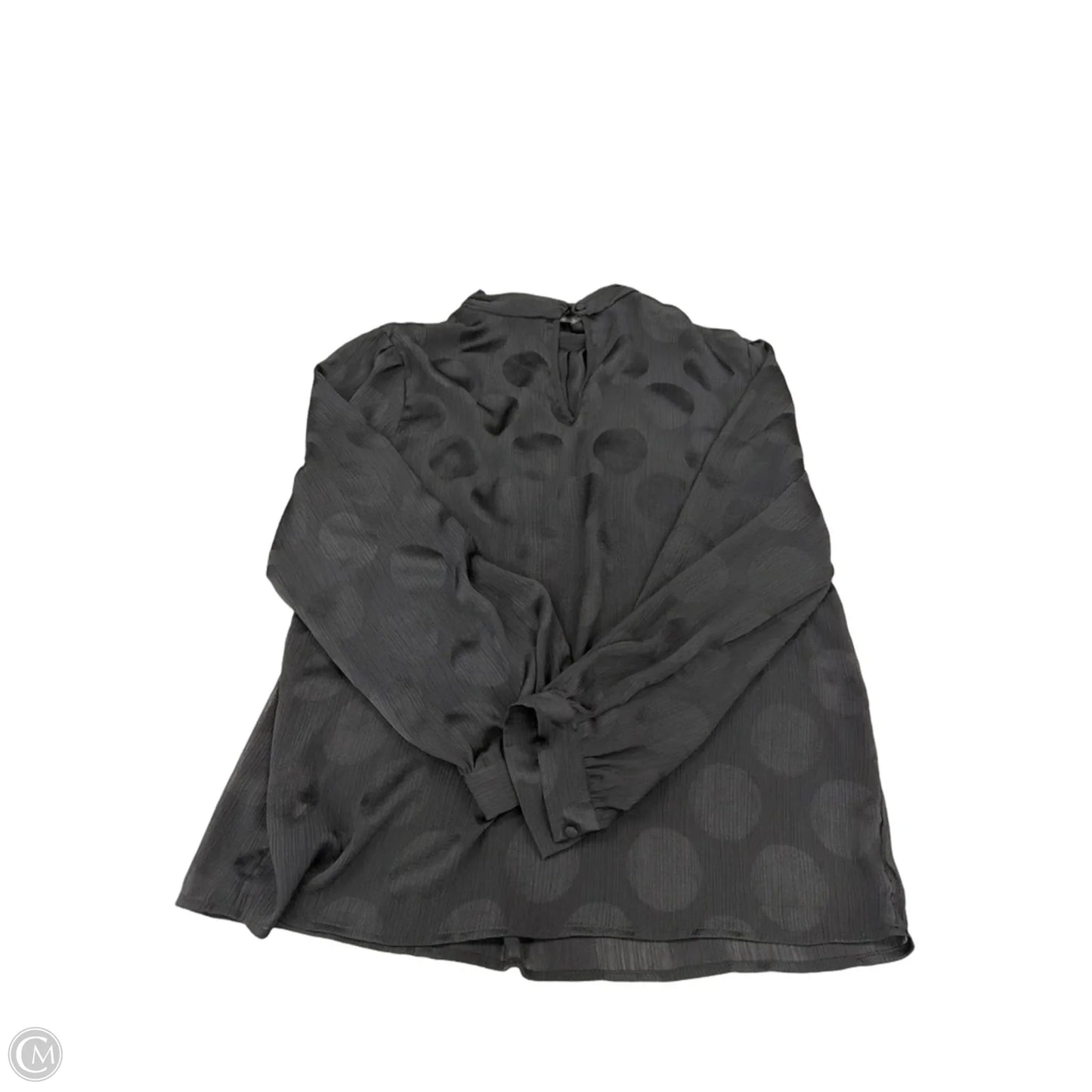 Top Long Sleeve By Who What Wear In Black, Size: L