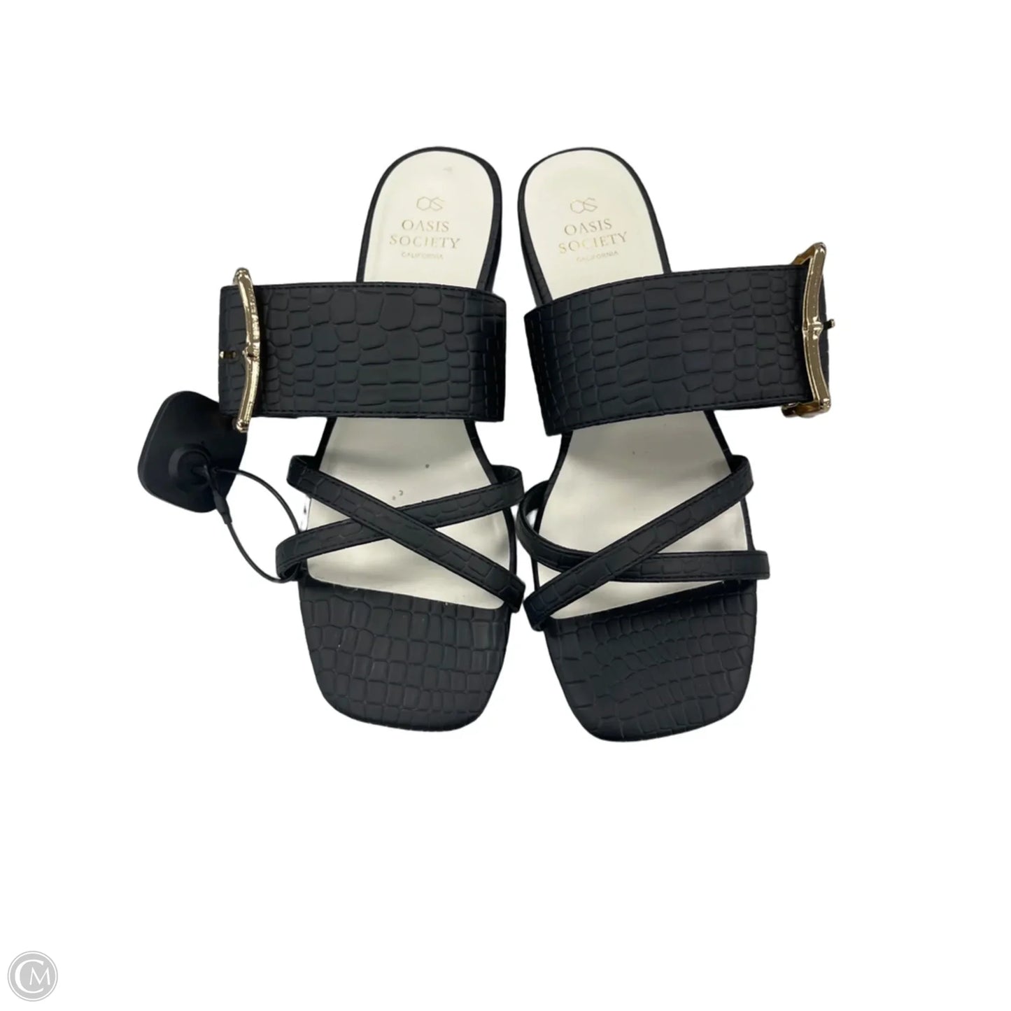 Sandals Flats By Oasis Society In Black, Size: 8