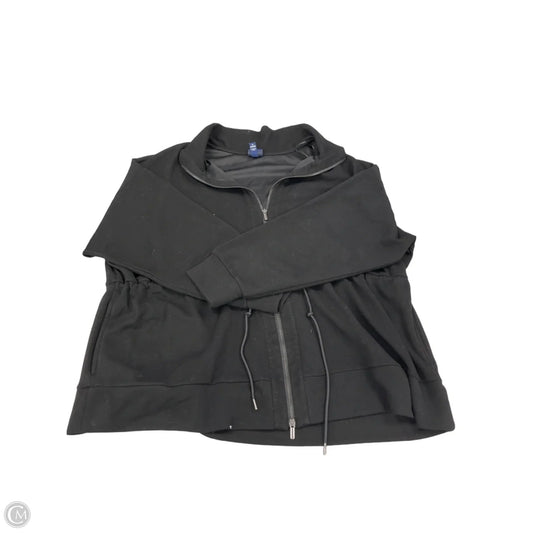 Top Long Sleeve By Scoop In Black, Size: 3x