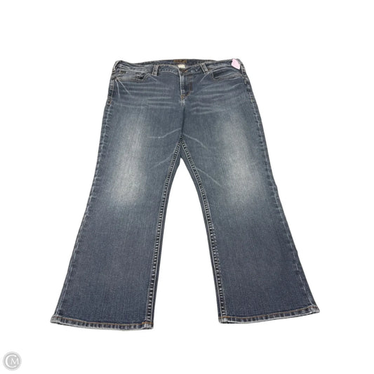 Jeans Boot Cut By Silver In Blue Denim