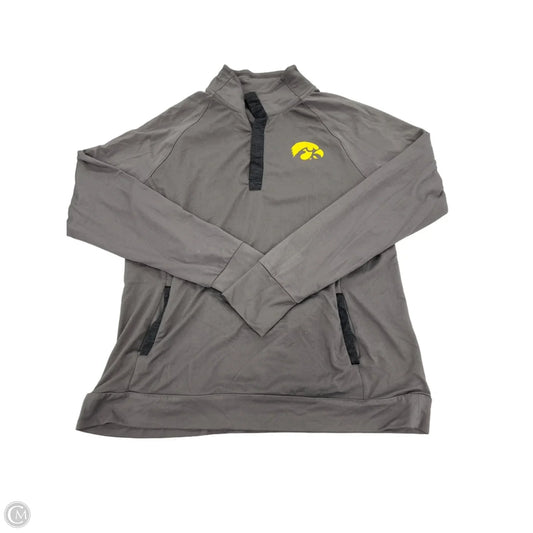 Athletic Top Long Sleeve Collar By Colosseum In Grey, Size: Xl