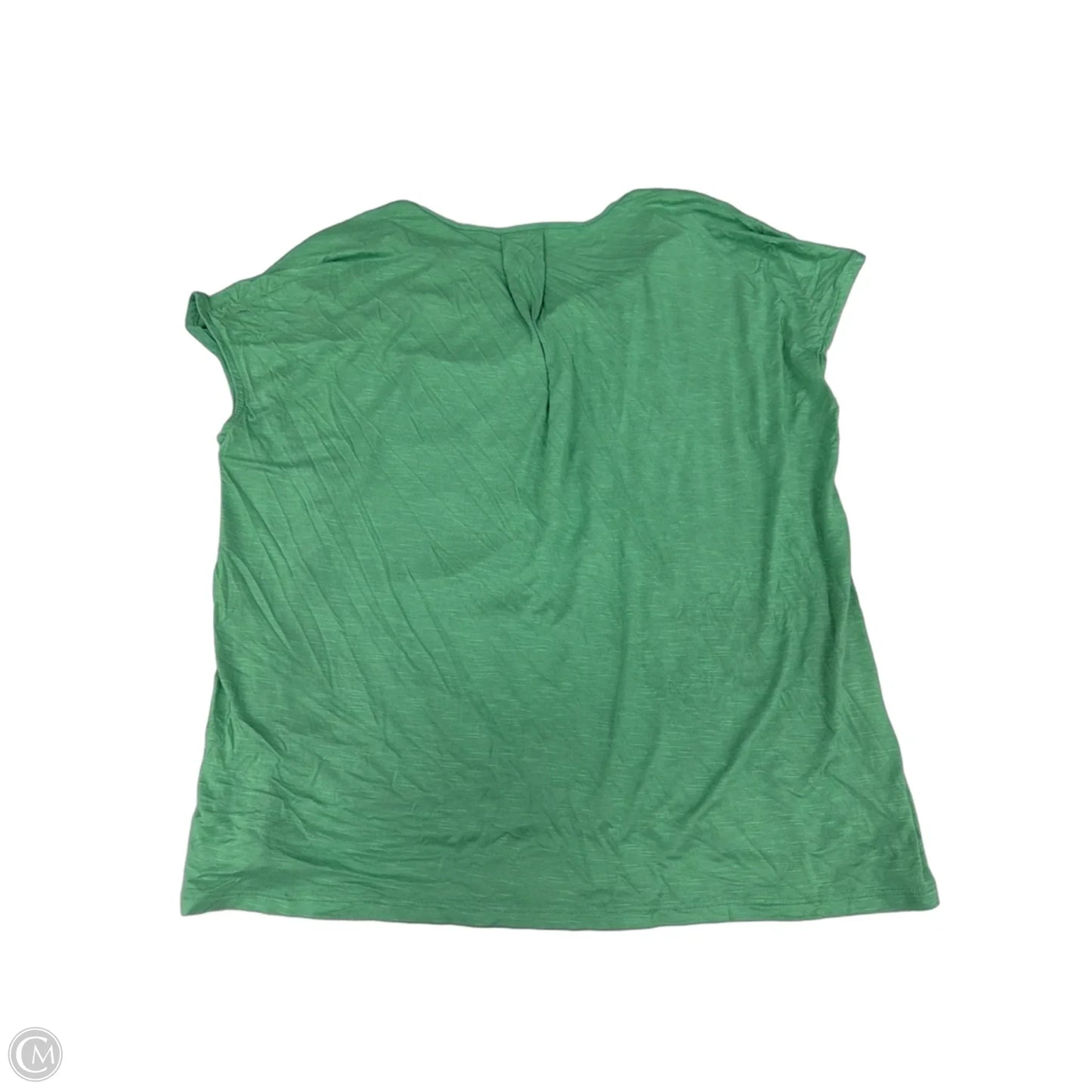 Top Short Sleeve By Nine West In Green, Size: Xl