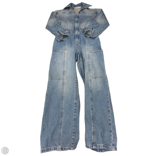 Jumpsuit By Cmb In Blue Denim, Size: Xs