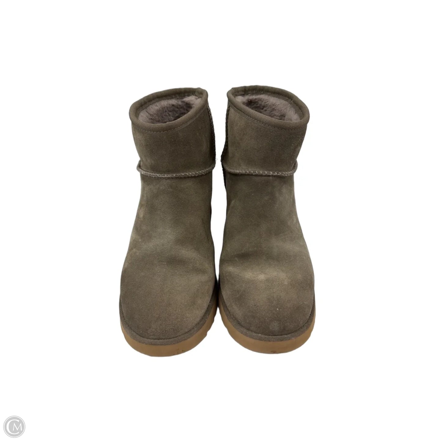 Boots Designer By Ugg In Grey, Size: 8