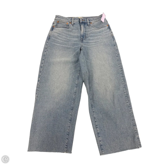 Jeans Wide Leg By Madewell In Blue Denim, Size: 8