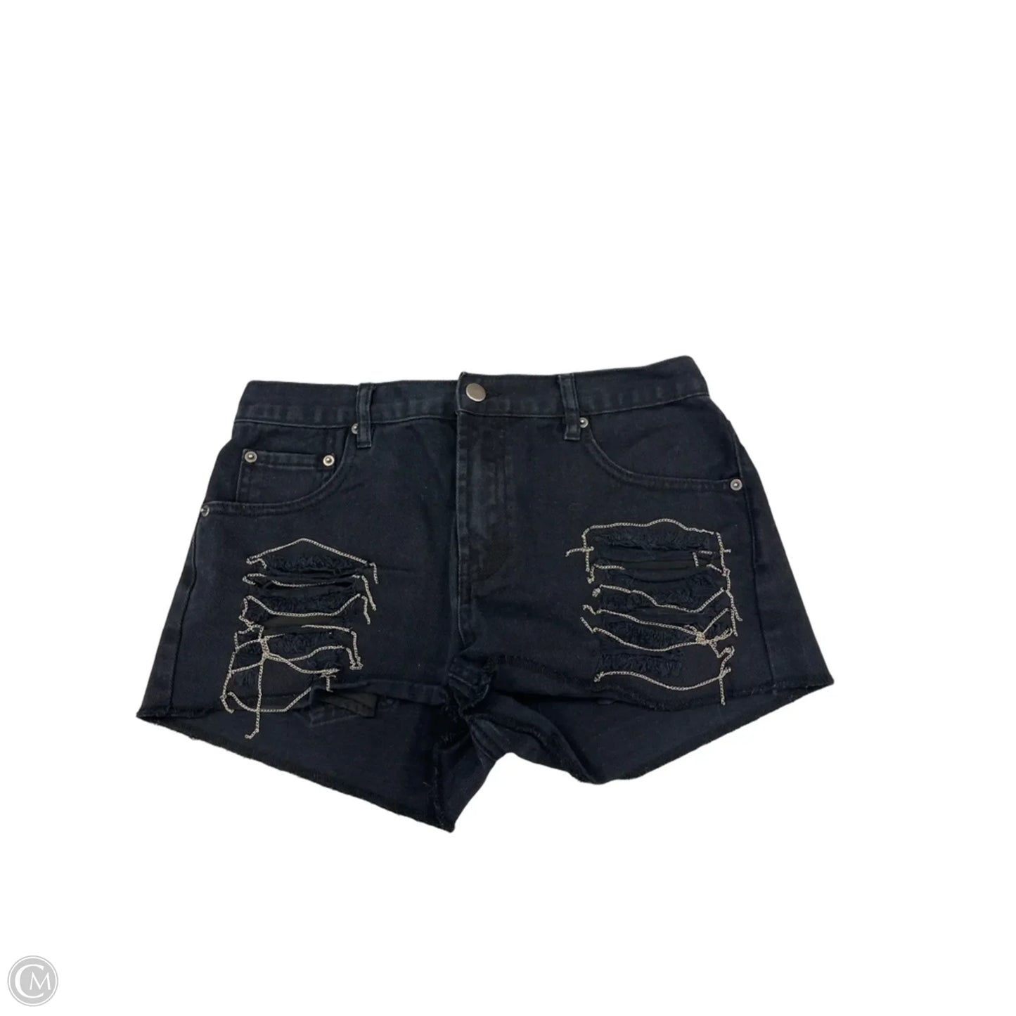 Shorts By Forever 21 In Black Denim, Size: 6